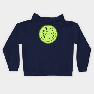 Think positive thoughts Kids Hoodie